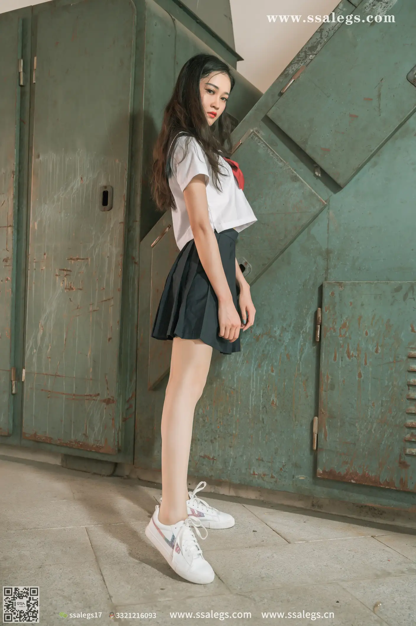 [SSA丝社] NO.421 漫漫白色jk制服肉丝写真(上)、丝社、美足#[135P]-117