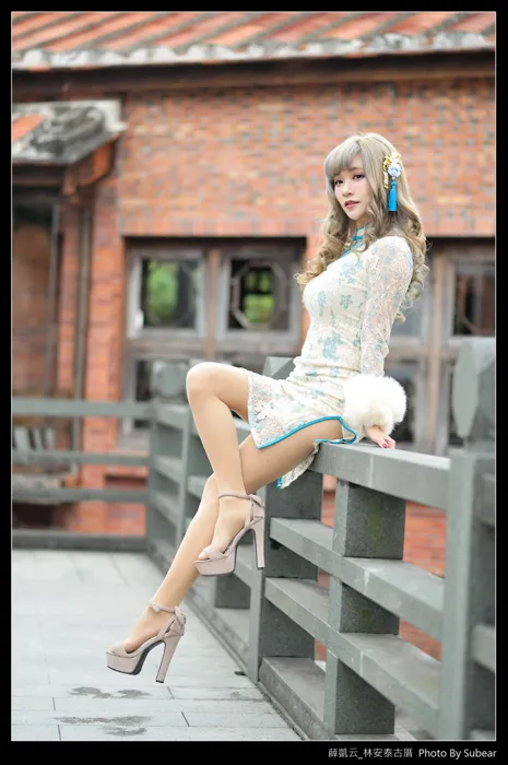 [街拍丝足] NO.069  薛凯云 林安泰古厝 高跟美腿外拍 #街拍丝足、美足#[76P]-047
