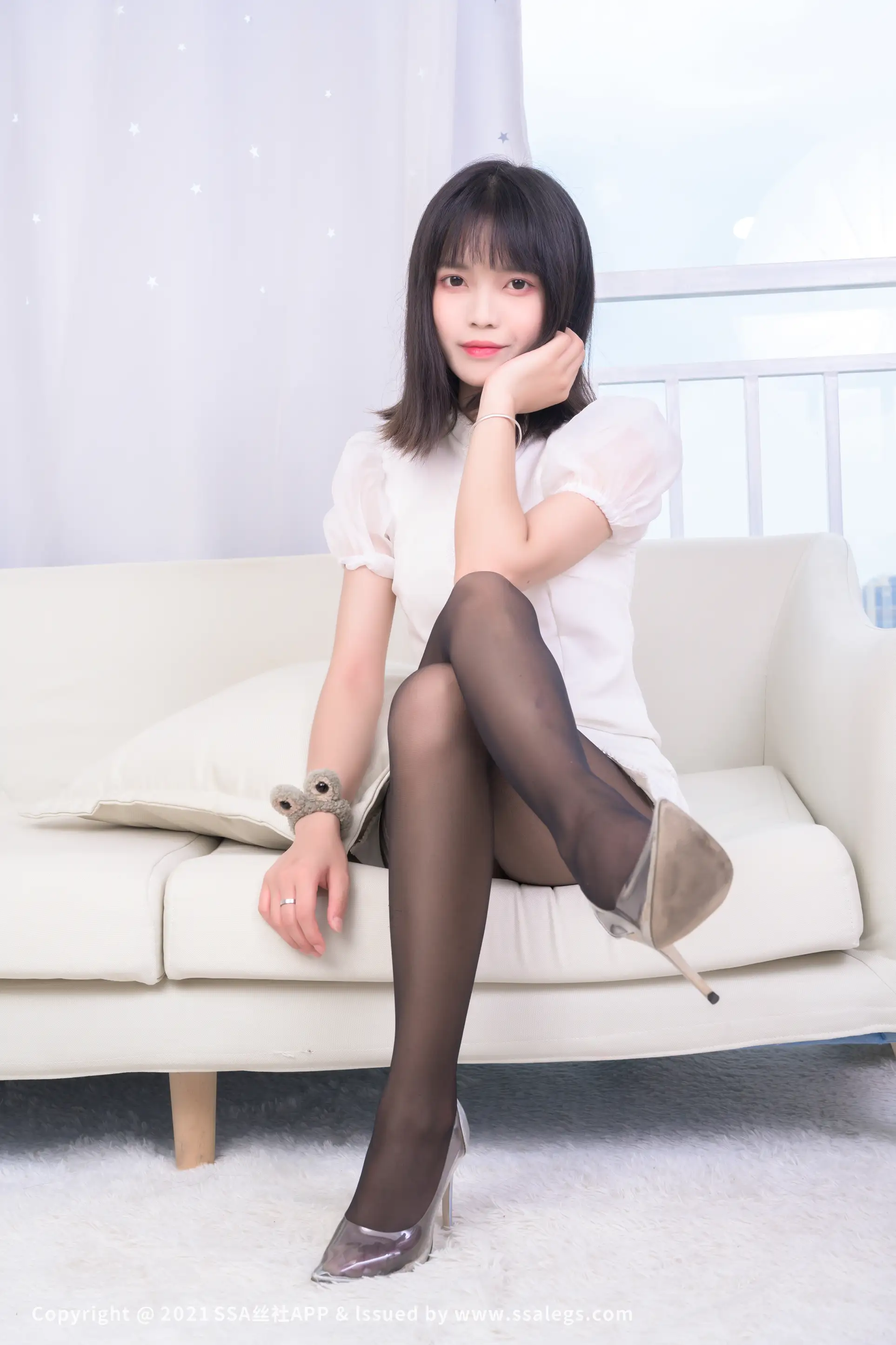[SSA丝社] NO.664 腿模丹丹的黑丝袜美足(上)#[118P]-014