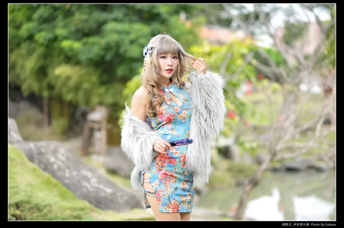 [街拍丝足] NO.069  薛凯云 林安泰古厝 高跟美腿外拍 #街拍丝足、美足#[76P]-031