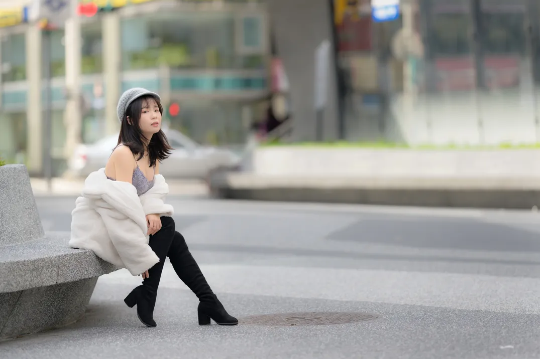 [街拍丝足] NO.215 YoYo 牛仔短裤长靴 #街拍丝足、美足#[109P]-101