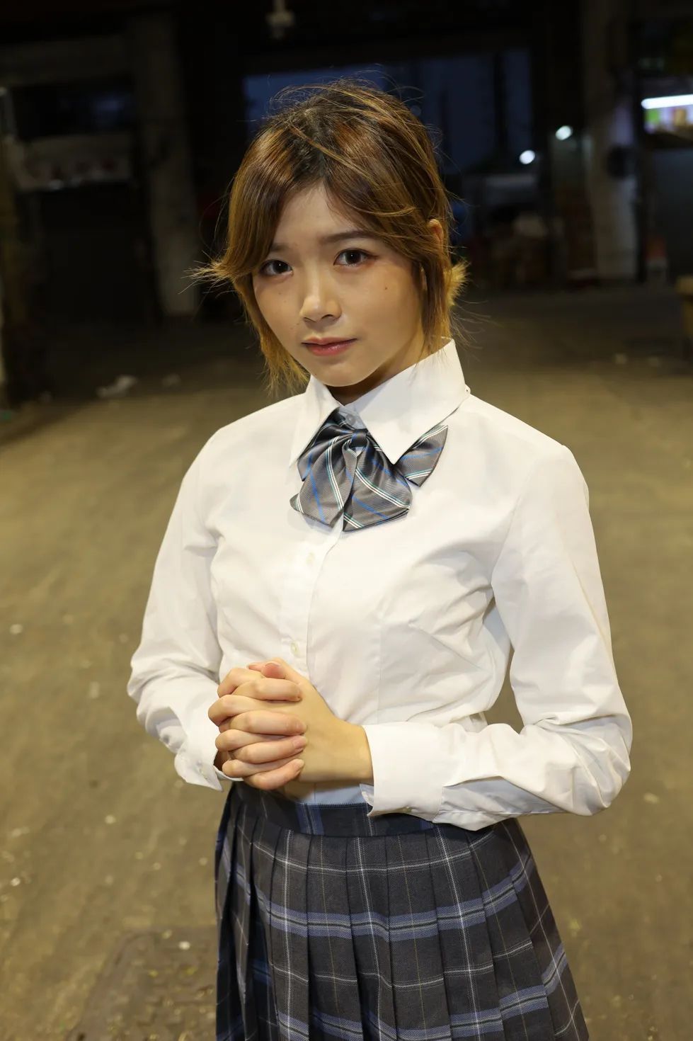 [街拍丝足] NO.144 Kandi 学生制服美腿 #街拍丝足、美足#[110P]-027