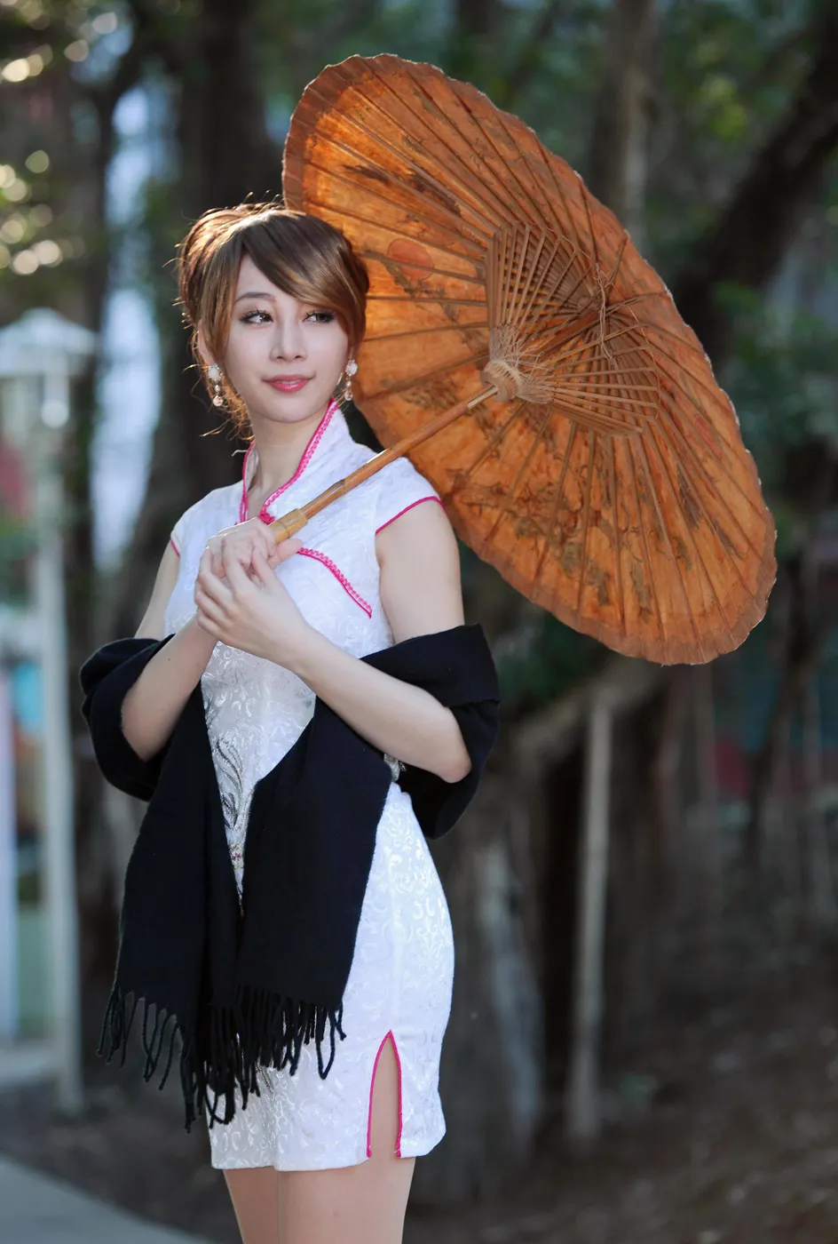 [街拍丝足] NO.212 小优 短旗袍丝袜高跟美腿  #街拍丝足、美足#[78P]-070