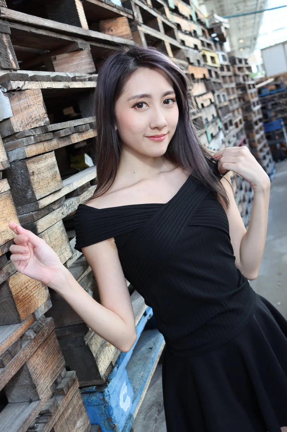 [街拍丝足] NO.140 Elaine Chung 连衣裙丝袜凉高美腿 #街拍丝足、美足#[73P]-003
