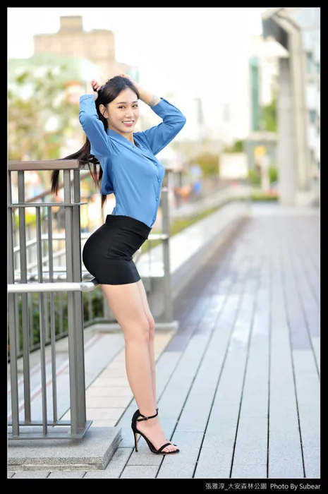 [街拍丝足] NO.091 张雅淳 大安森林 高跟美腿外拍 #街拍丝足、美足#[54P]-046