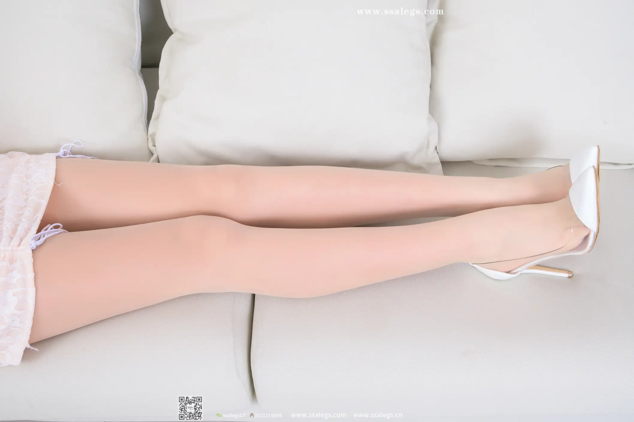 [SSA丝社] NO.429 宝宝可爱少女的白色连衣裙(上)、丝社、美足#[124P]-040