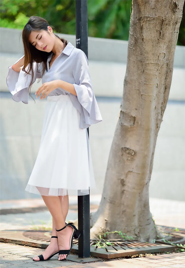[街拍丝足] NO.145 方唯真 飘逸长裙涼高美腿 #街拍丝足、美足#[184P]-082