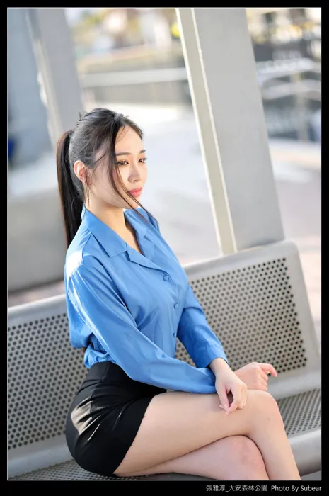 [街拍丝足] NO.091 张雅淳 大安森林 高跟美腿外拍 #街拍丝足、美足#[54P]-028