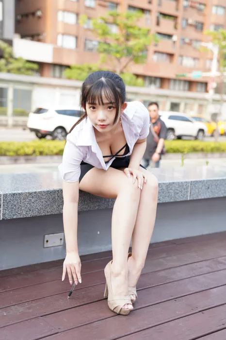 [街拍丝足] NO.078  陈家琳 OL短裙 高跟美腿外拍 #街拍丝足、美足#[100P]-098