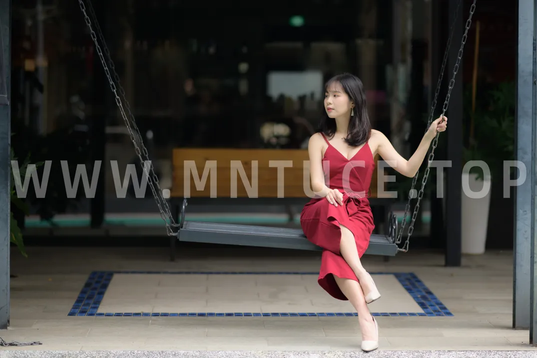 [街拍丝足] NO.217 YoYo 气质连衣长裤高跟  #街拍丝足、美足#[112P]-100