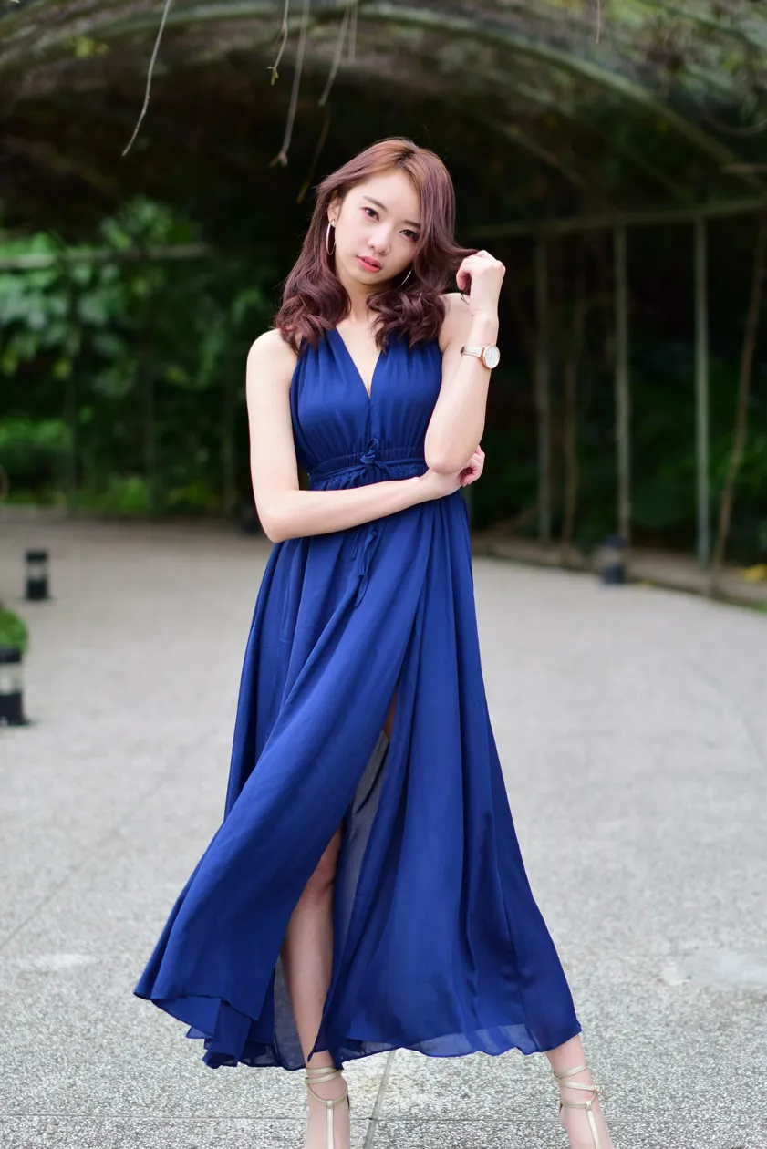 [街拍丝足] NO.178 优宝 高衩长裙凉高美腿 #街拍丝足、美足#[129P]-024