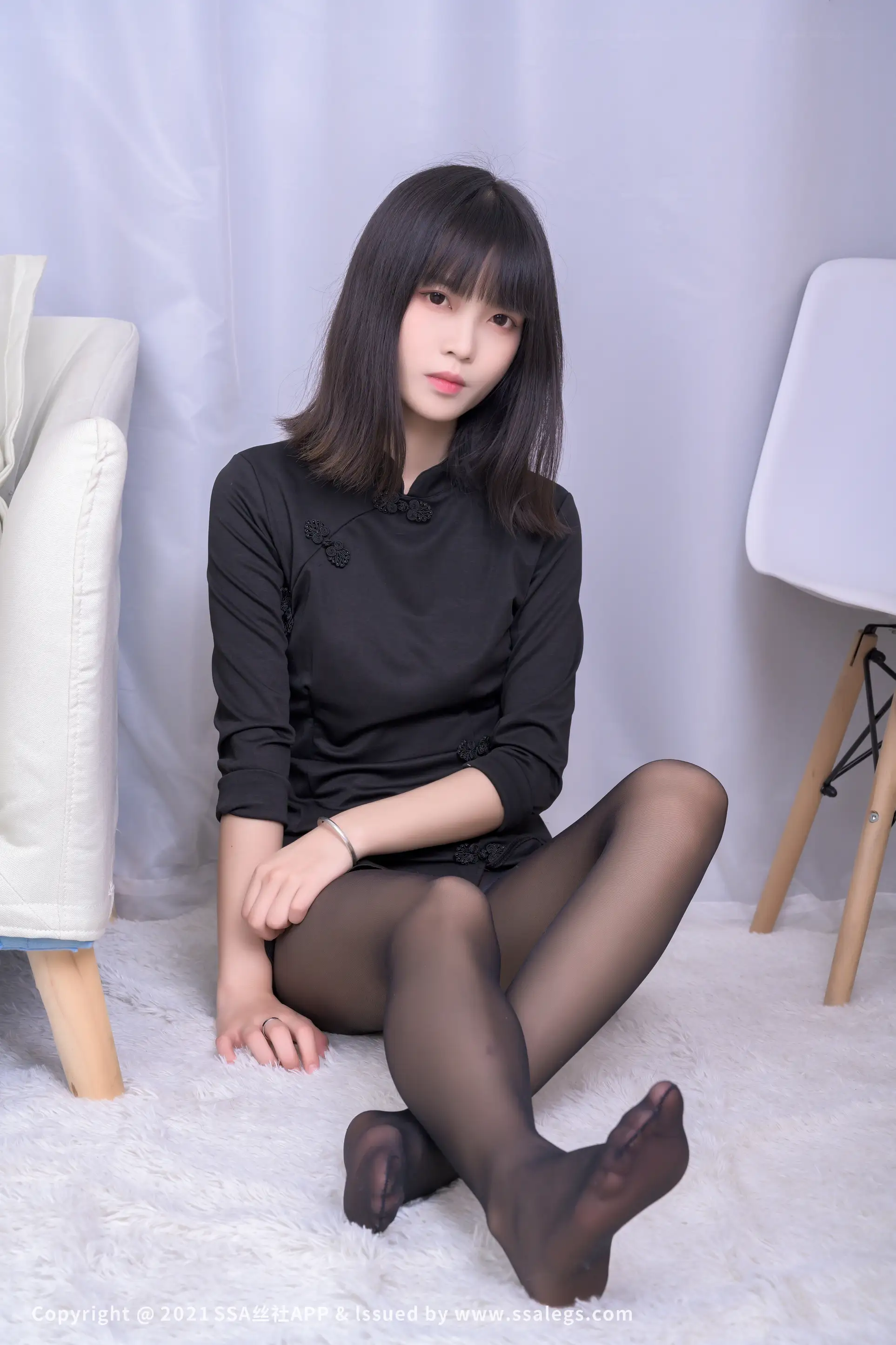 [SSA丝社] NO.727 腿模丹丹的黑丝美足(下)#[119P]-053