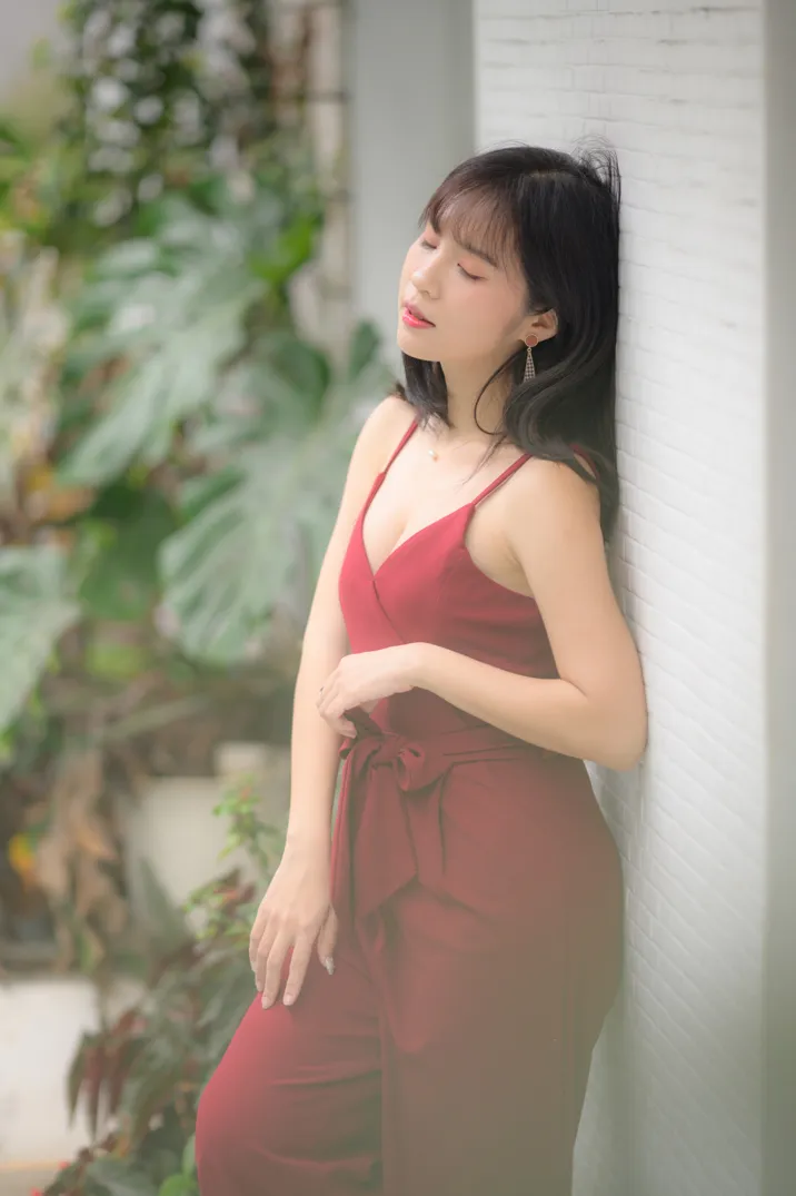 [街拍丝足] NO.217 YoYo 气质连衣长裤高跟  #街拍丝足、美足#[112P]-016