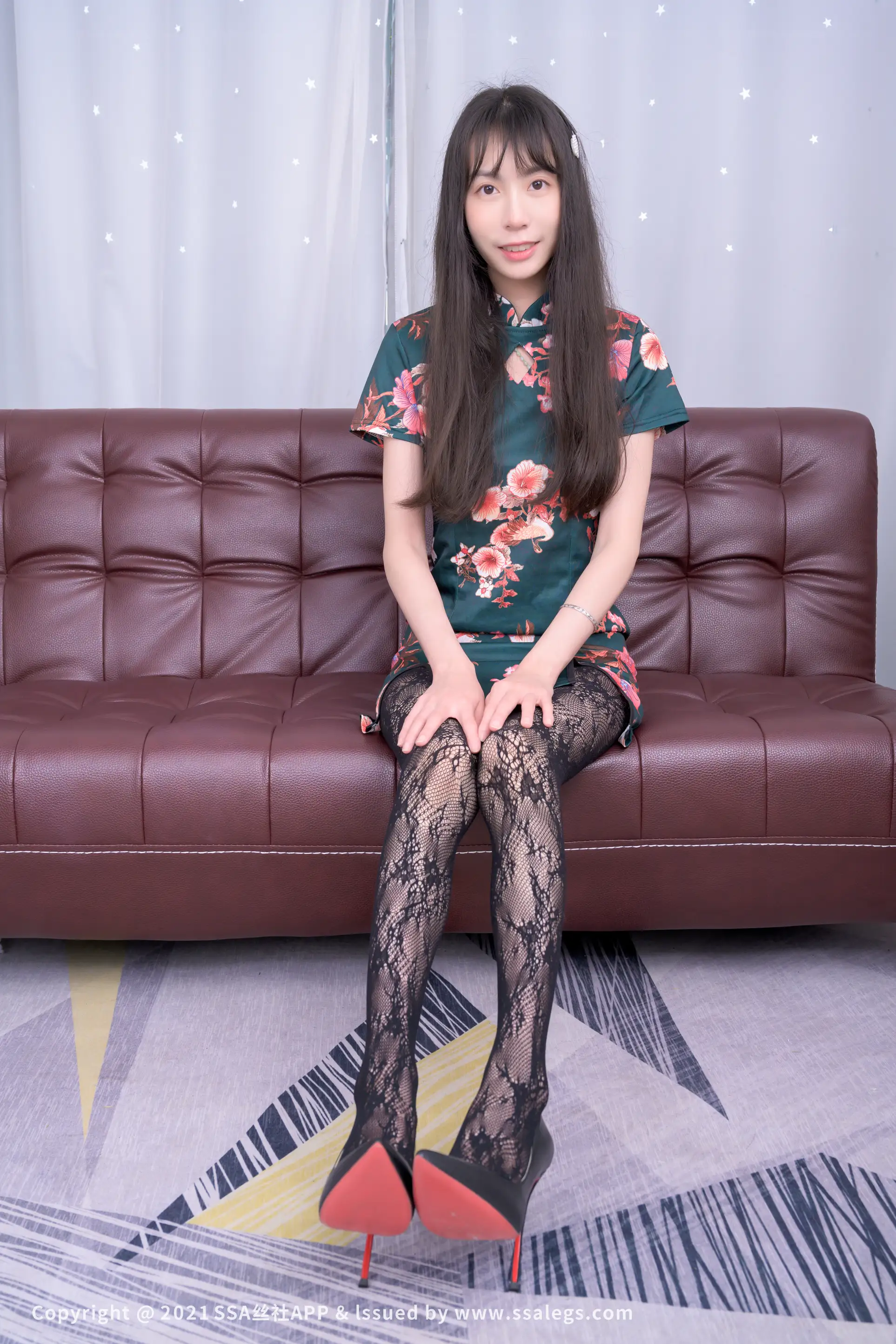 [SSA丝社] NO.744 模特团团的黑色网袜(上)#[126P]-039