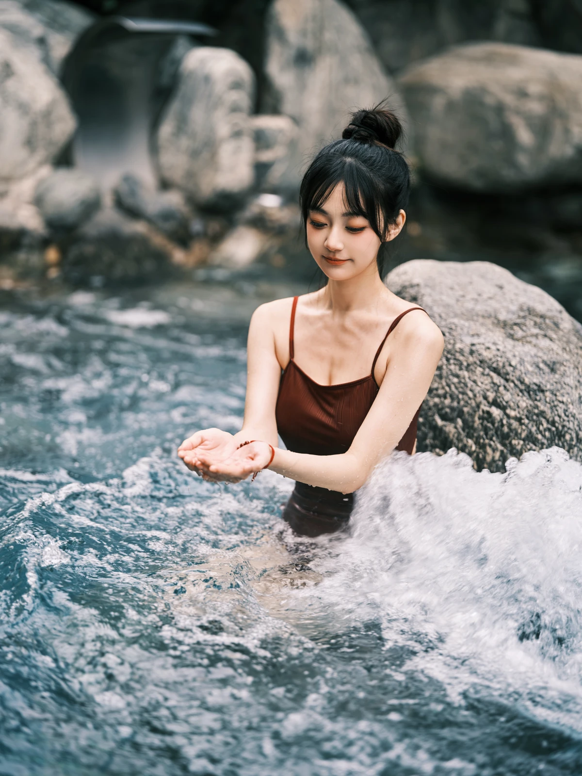 [艺图语]2023.03.09 Vol.3036 温泉红#飞鸟咕咕-#[43P]-005