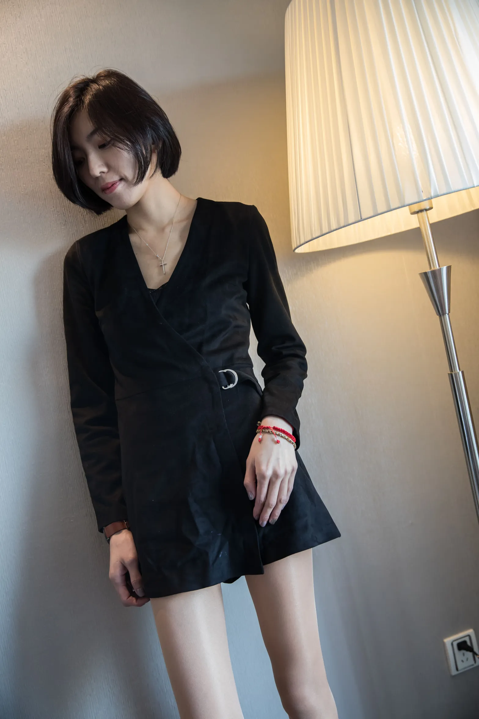 [街拍丝足] NO.120 酒店骨感美女肉丝高跟 #街拍丝足、美足#[88P]-030