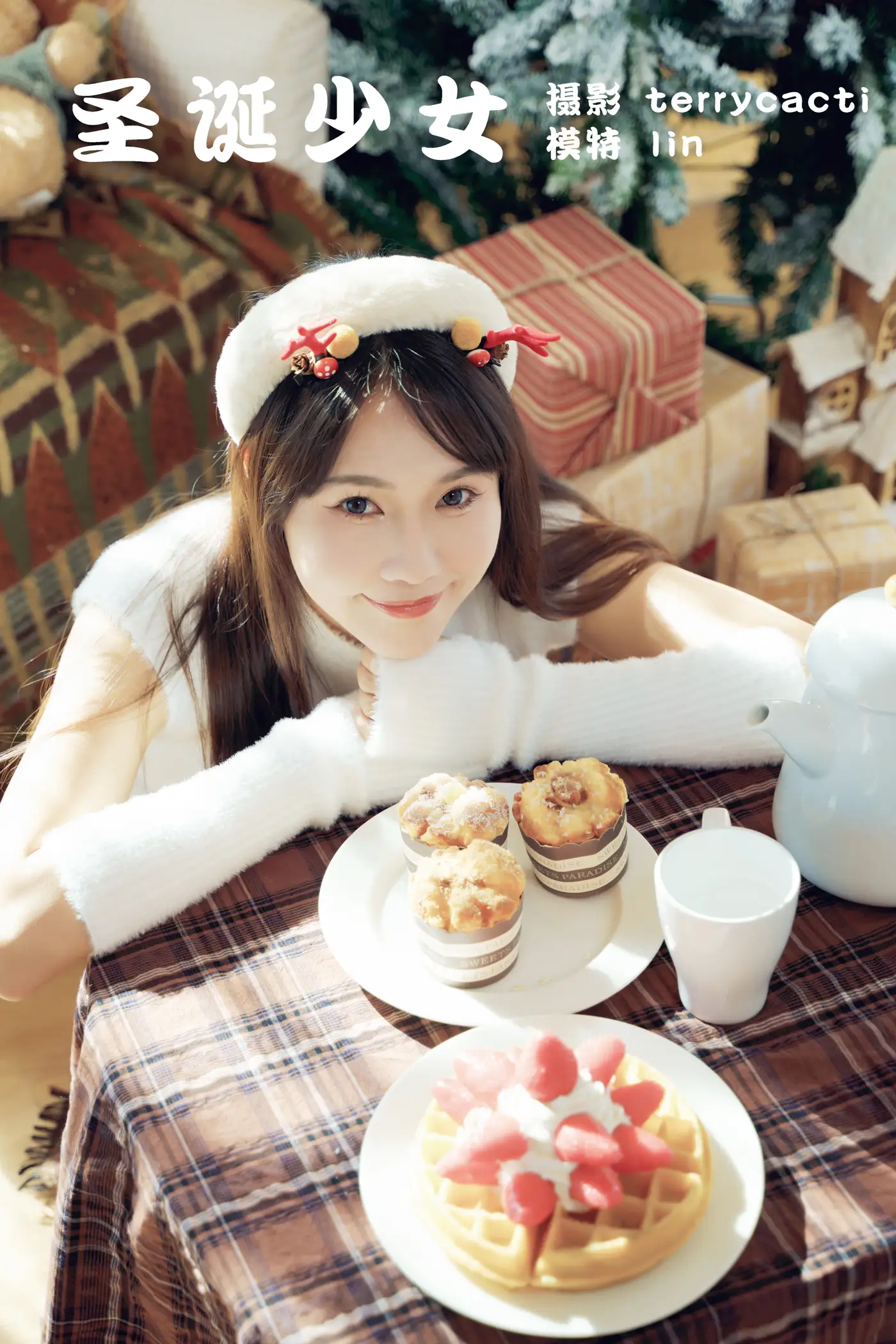 [艺图语] 2021.12.21 Vol.509 – 圣诞少女 lin[42P]-PicJJ