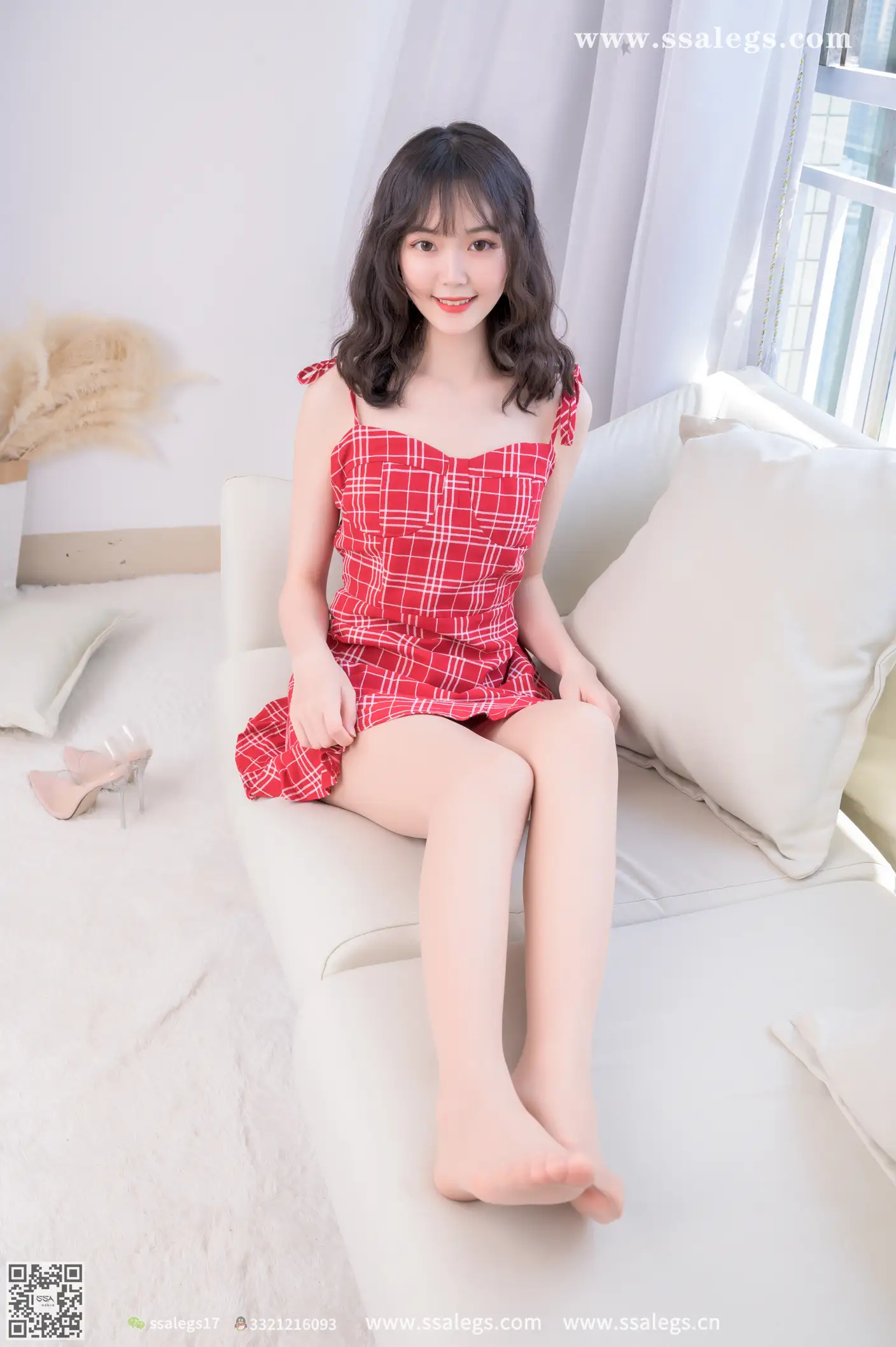 [SSA丝社] NO.416 阳阳我的红格子短裙(下)[112P]-PicJJ