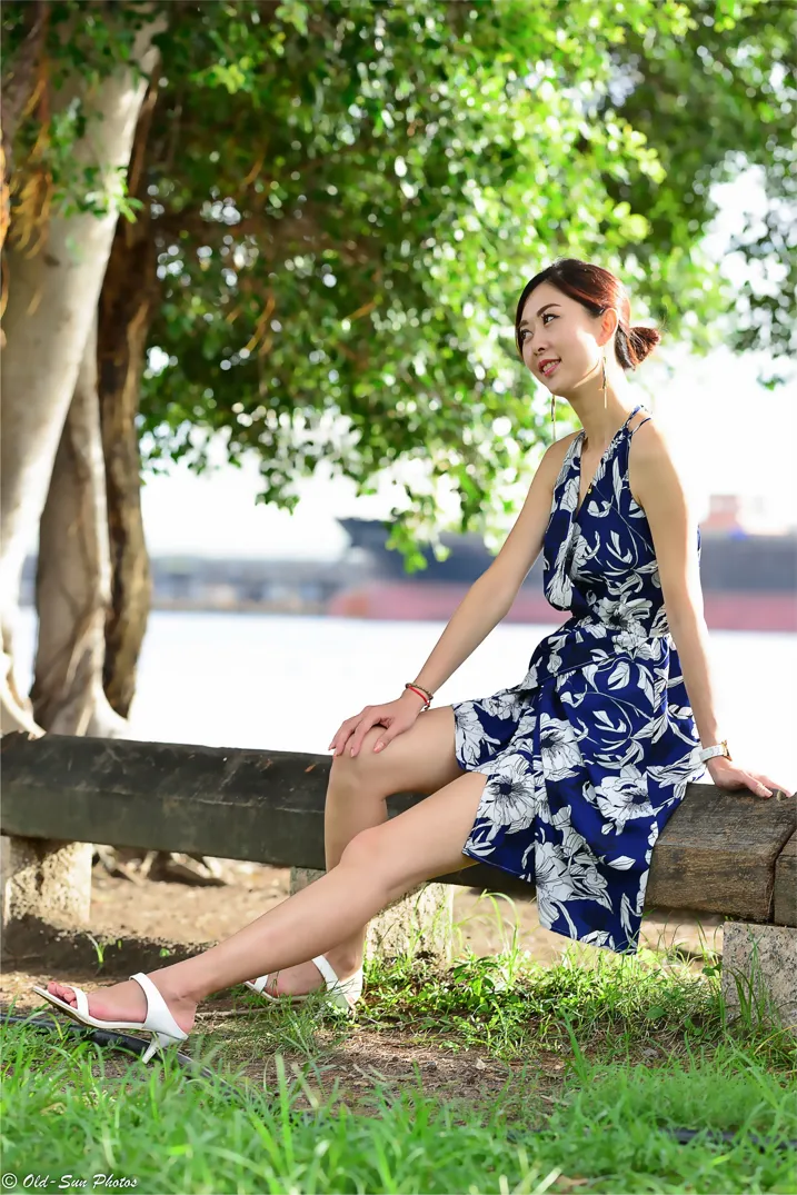 [街拍丝足] NO.196 赵婷婷 连衣裙凉高美腿 #街拍丝足、美足#[122P]-074