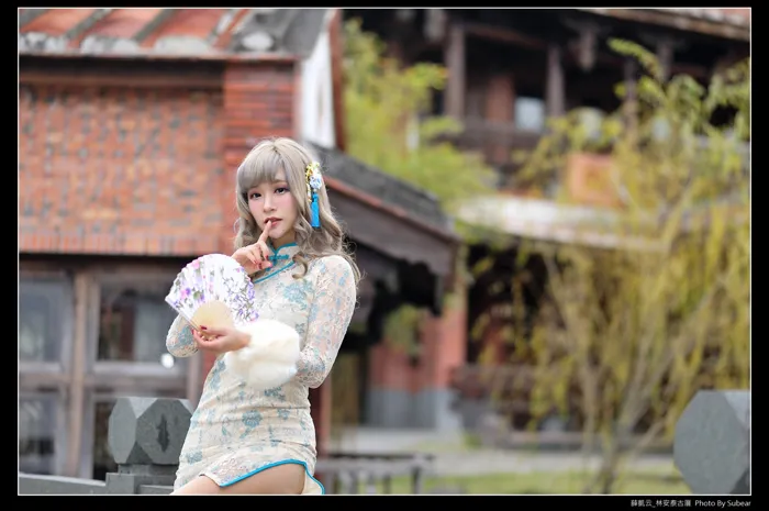 [街拍丝足] NO.069  薛凯云 林安泰古厝 高跟美腿外拍 #街拍丝足、美足#[76P]-046