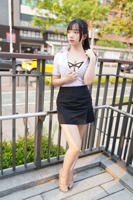 [街拍丝足] NO.078  陈家琳 OL短裙 高跟美腿外拍 #街拍丝足、美足#[100P]-082