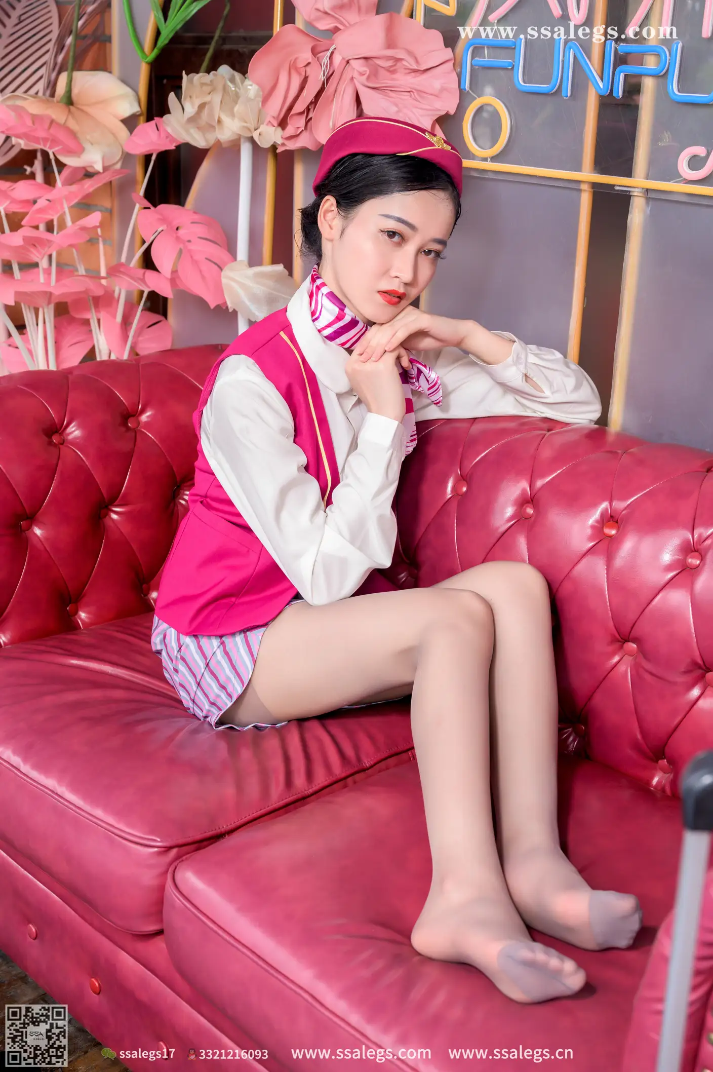 [SSA丝社] NO.436 漫漫她的空姐梦(下)、丝社、美足#[156P]-108