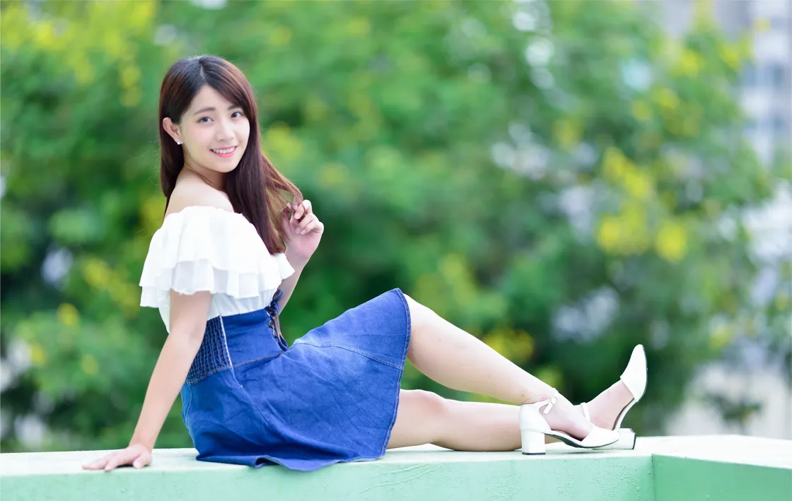 [街拍丝足] NO.168 姍姍 牛仔短裙涼高美腿 #街拍丝足、美足#[35P]-035