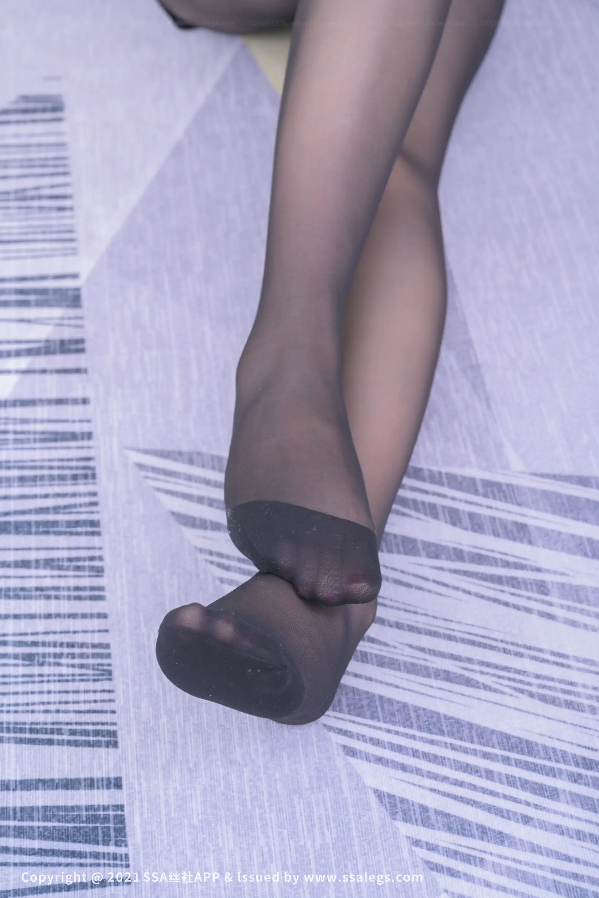 [SSA丝社] NO.685 模特欣欣的黑丝袜美足(下)#[128P]-015