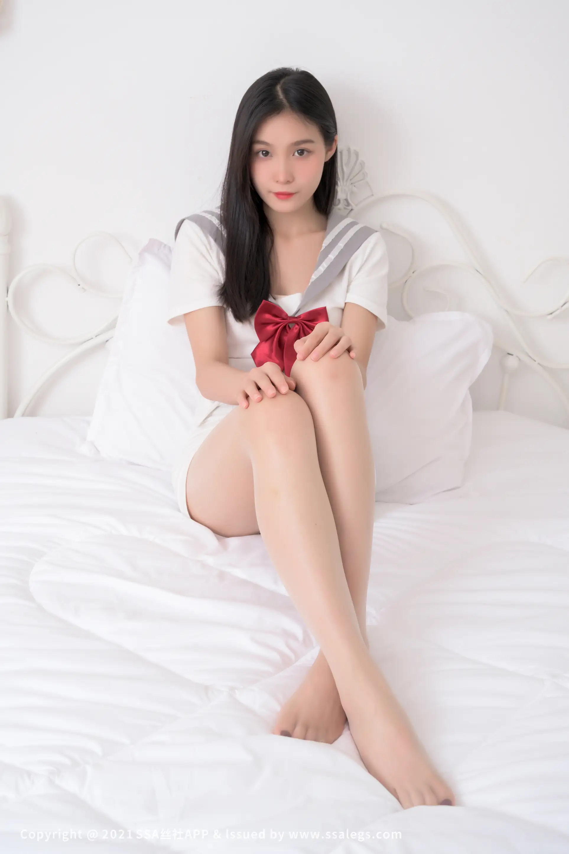 [SSA丝社] NO.733 腿模君君的肉丝袜玉足(下)#[91P]-056