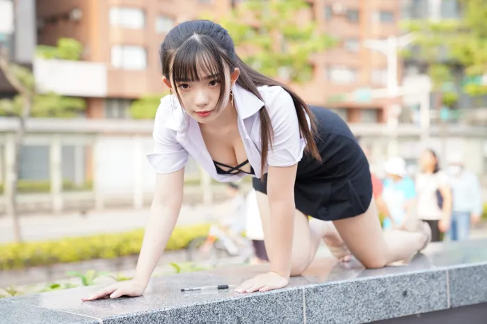 [街拍丝足] NO.078  陈家琳 OL短裙 高跟美腿外拍 #街拍丝足、美足#[100P]-065