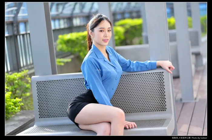 [街拍丝足] NO.091 张雅淳 大安森林 高跟美腿外拍 #街拍丝足、美足#[54P]-025