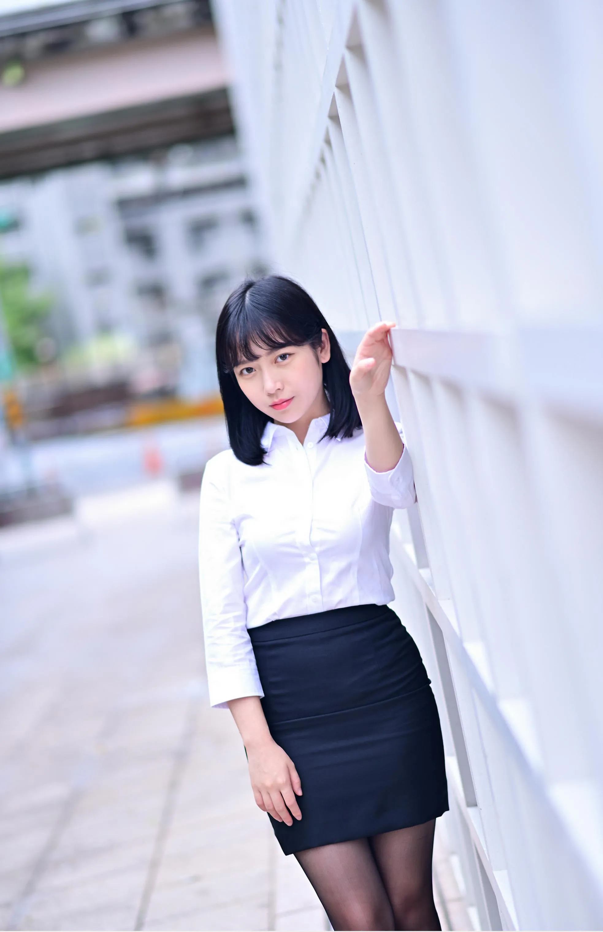 [街拍丝足] NO.147 塔塔酱 OL黑丝美腿 #街拍丝足、美足#[53P]-013