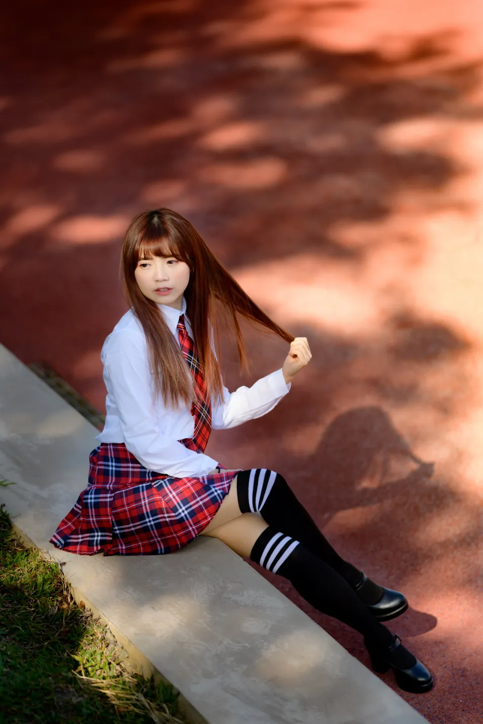 [街拍丝足] NO.233 学生制服高跟 #街拍丝足、美足#[157P]-096