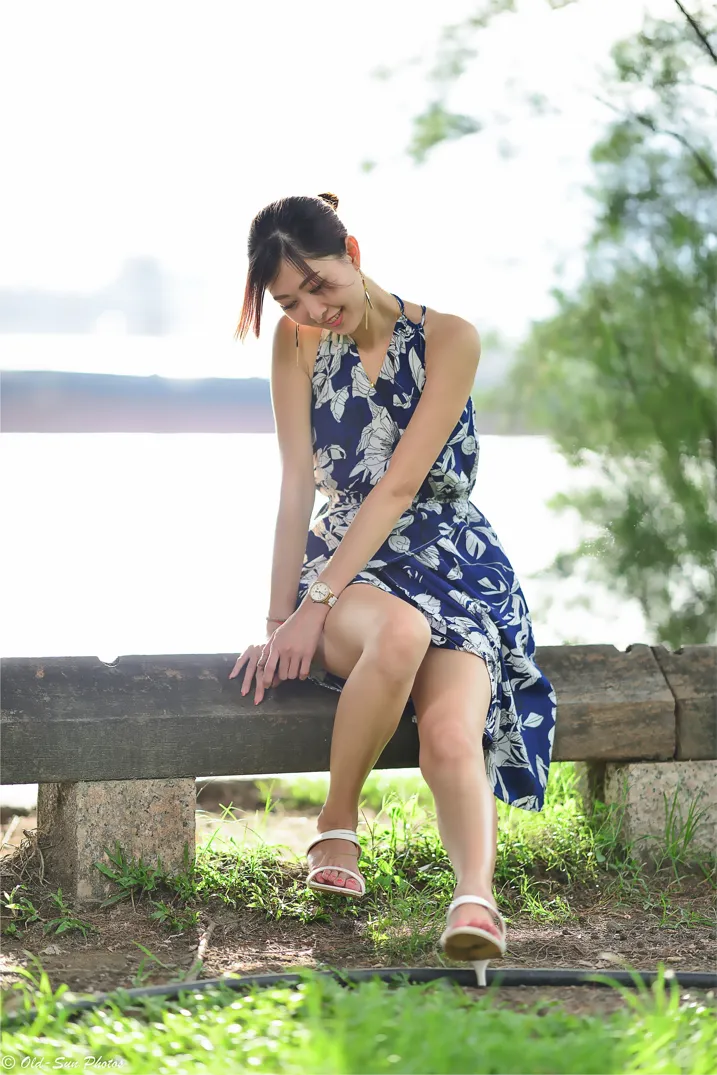 [街拍丝足] NO.196 赵婷婷 连衣裙凉高美腿 #街拍丝足、美足#[122P]-071