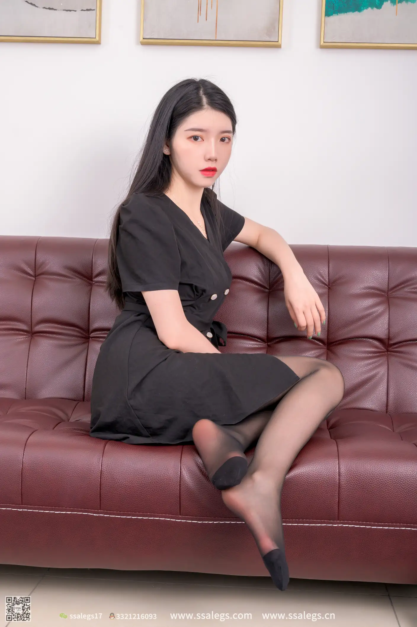 [SSA丝社] NO.469 秋秋 气质黑丝、丝社、美足#[152P]-072