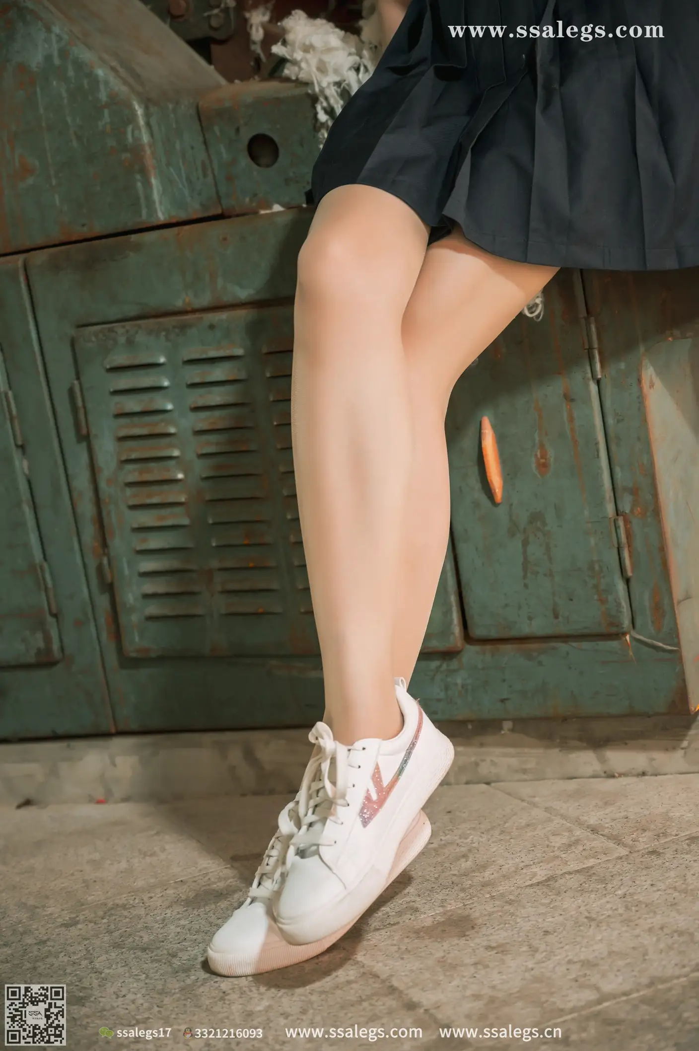 [SSA丝社] NO.422 漫漫白色jk制服肉丝写真(下)、丝社、美足#[134P]-007