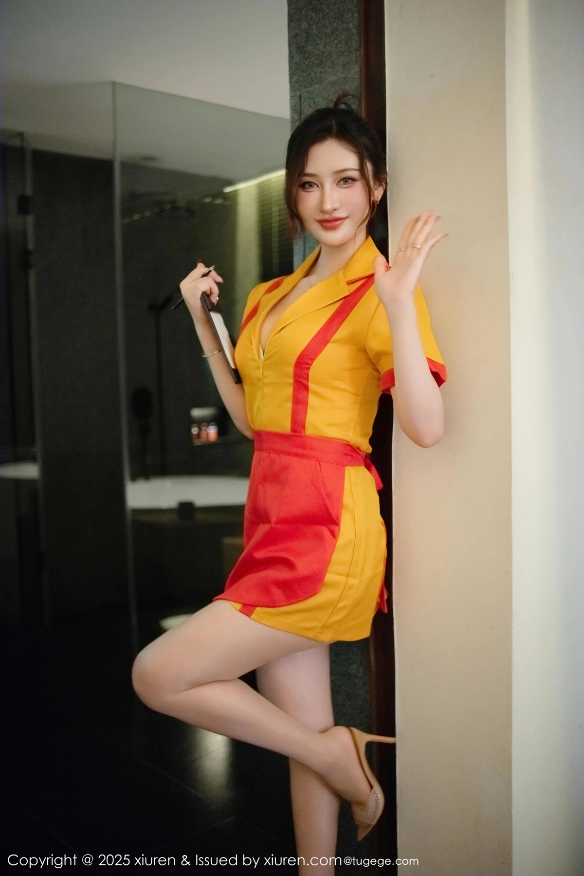 [秀人网] 2025.01.02 No.9695 蕾蕾醒了没、秀人旗下#[42P]-003
