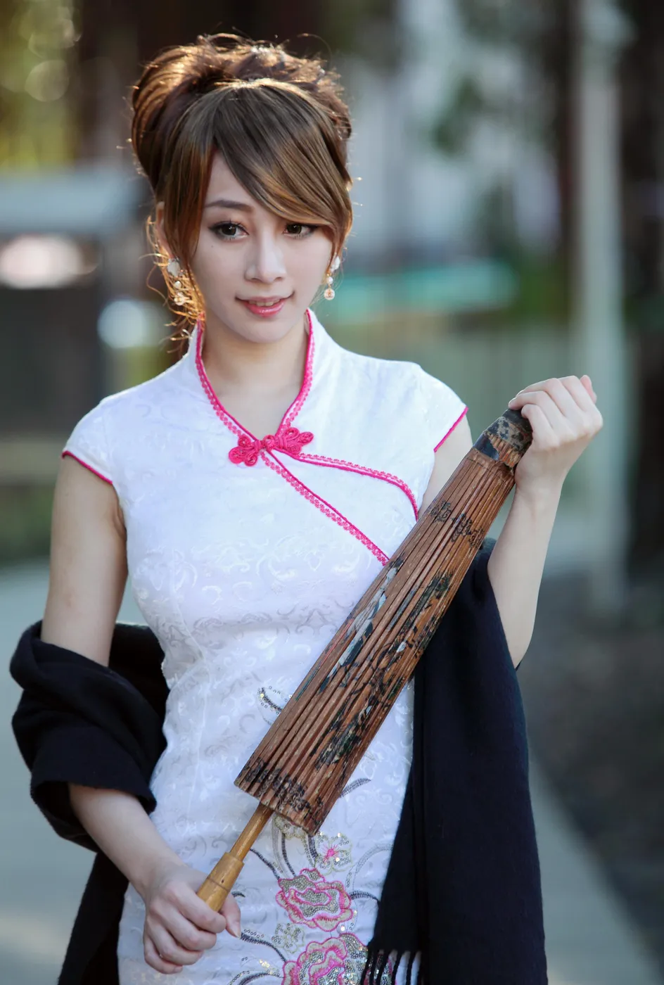 [街拍丝足] NO.212 小优 短旗袍丝袜高跟美腿  #街拍丝足、美足#[78P]-068