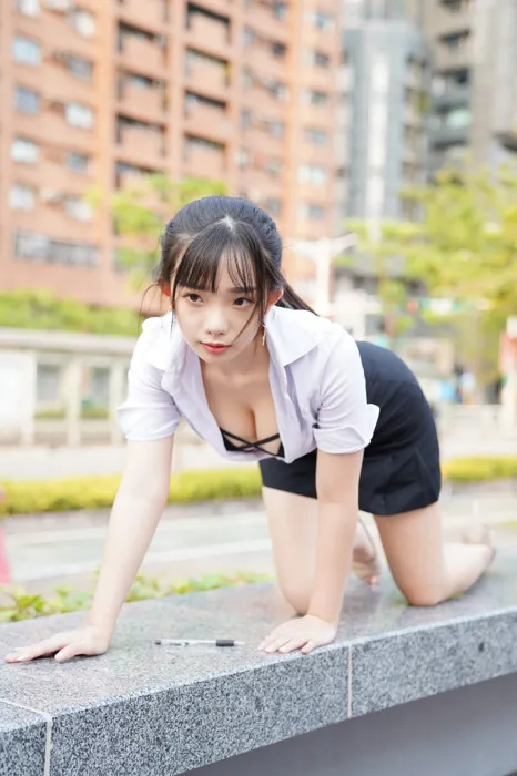 [街拍丝足] NO.078  陈家琳 OL短裙 高跟美腿外拍 #街拍丝足、美足#[100P]-031