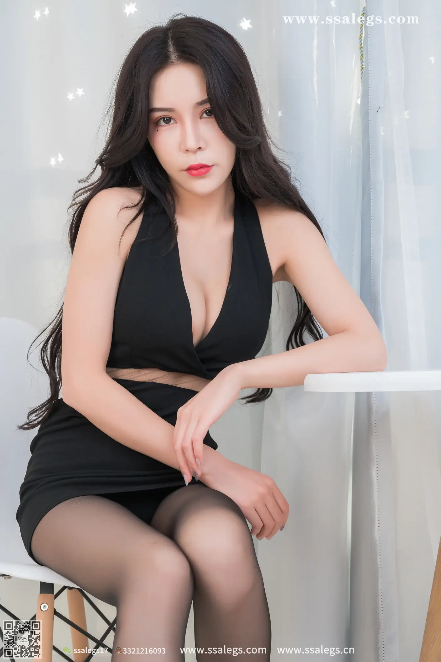 [SSA丝社] NO.411 娜娜做真实的御姐黑丝写真(上)、丝社、美足#[138P]-064