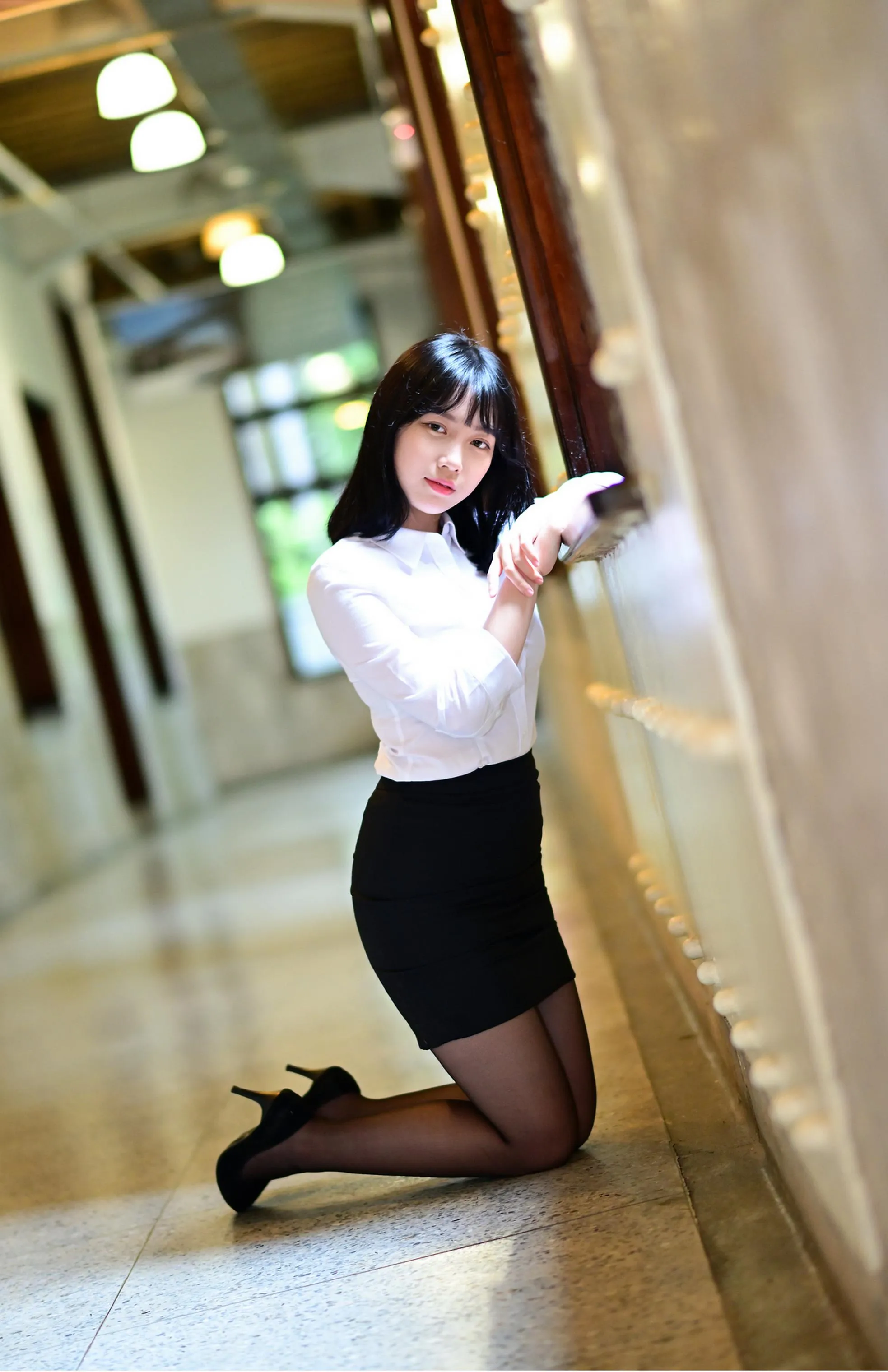 [街拍丝足] NO.147 塔塔酱 OL黑丝美腿 #街拍丝足、美足#[53P]-022