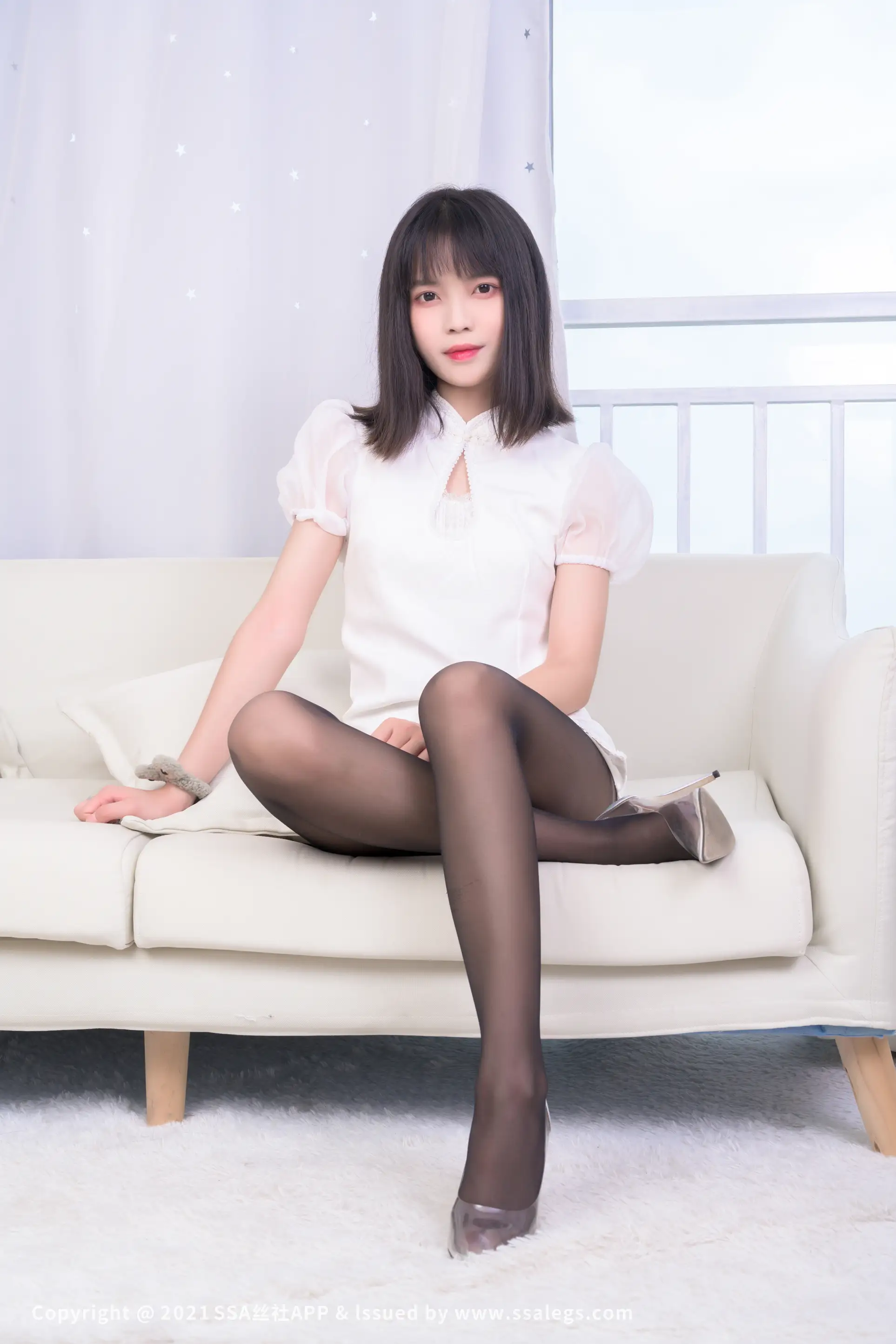 [SSA丝社] NO.664 腿模丹丹的黑丝袜美足(上)#[118P]-042