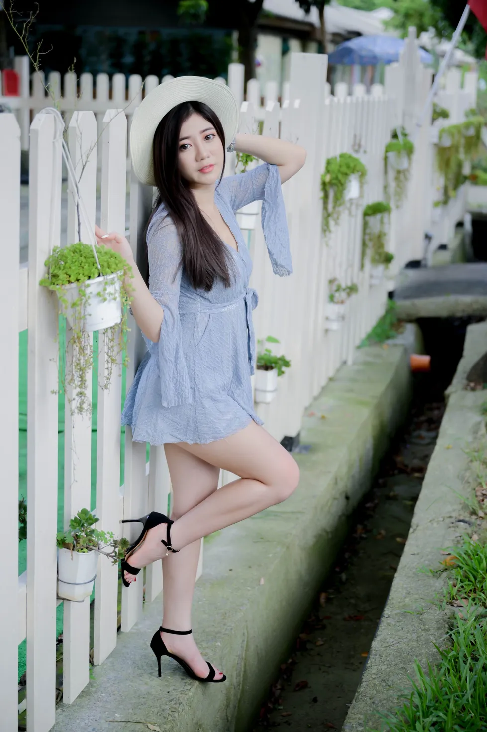 [街拍丝足] NO.211 乐乐 连衣裙凉高美腿 #街拍丝足、美足#[71P]-010